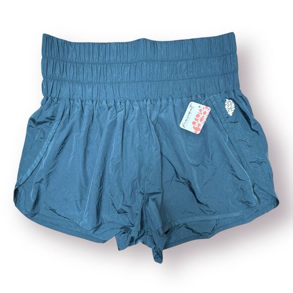 FP Movement The Way Home Shorts Womens XL Built-In Briefs Moss Teal - Picture 1 of 9